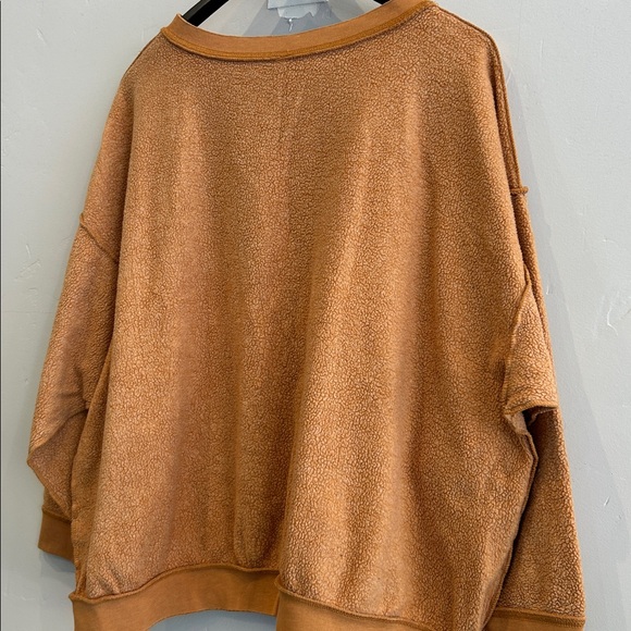 Free People Intimately Kelly Oversized Crewneck Sweatshirt - Picture 10 of 12